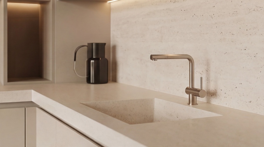 Прямая кухня «Сканди Уайт 2.4»