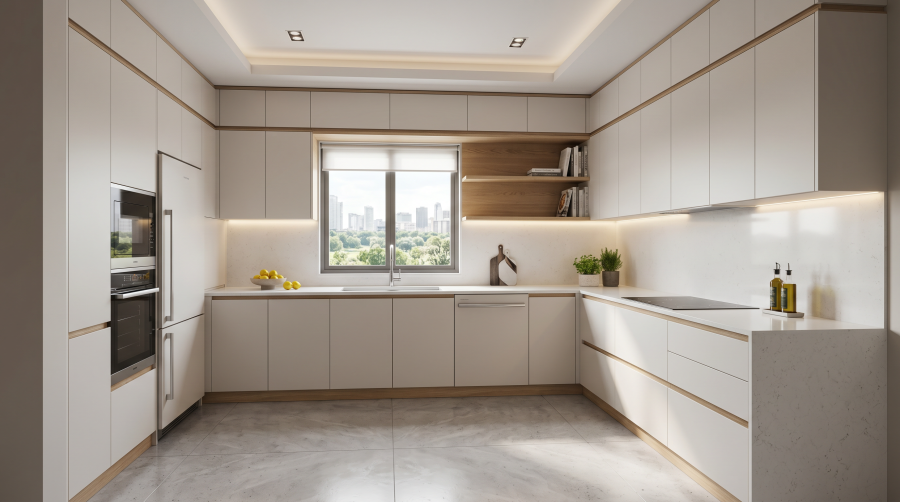 П-образная кухня «Сканди U 3.0»