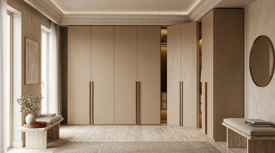 Угловой шкаф «Травертин Классик 2.5»
