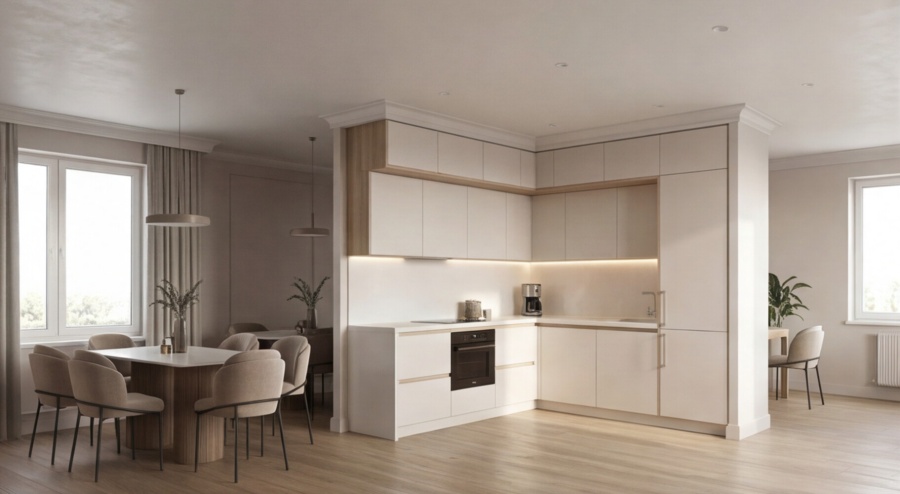 Угловая кухня «Сканди Корнер 2.8»