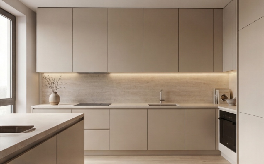 Угловая кухня «Травертин Корнер 4.0»